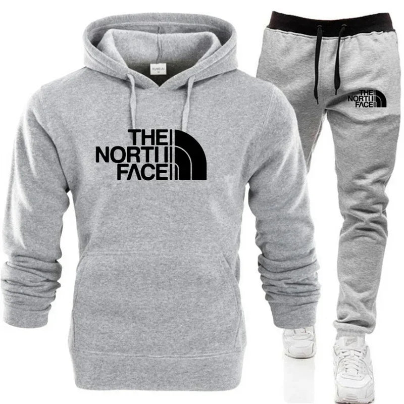 Men's Hooded Sports Shirt and Pocket Pants Regular Fit Outdoor Sports Set