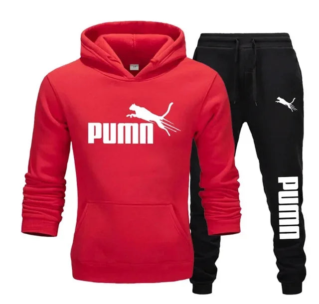 Men's pullover hoodie & pant, PUMA Branded