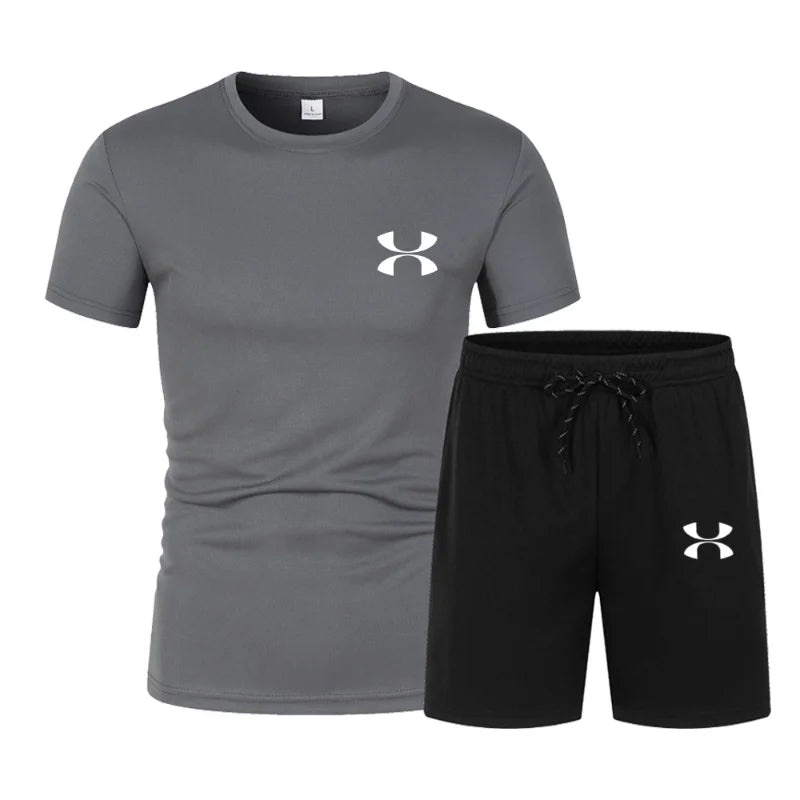 Men's Sports Set Fitness Jogging Basketball
