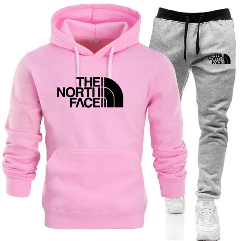 Men's Hooded Sports Shirt and Pocket Pants Regular Fit Outdoor Sports Set