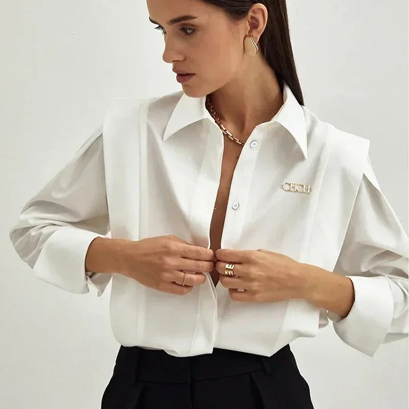 Women's Shirt Commuter Versatile Business Top