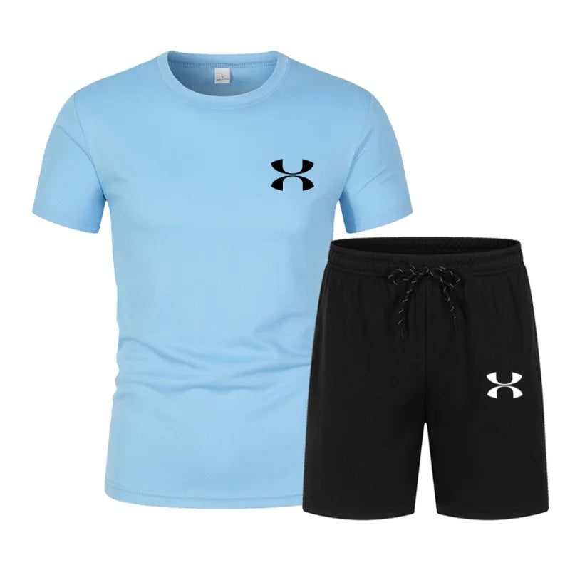 Men's Sports Set Fitness Jogging Basketball