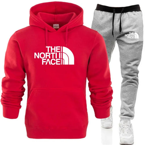 Men's Hooded Sports Shirt and Pocket Pants Regular Fit Outdoor Sports Set
