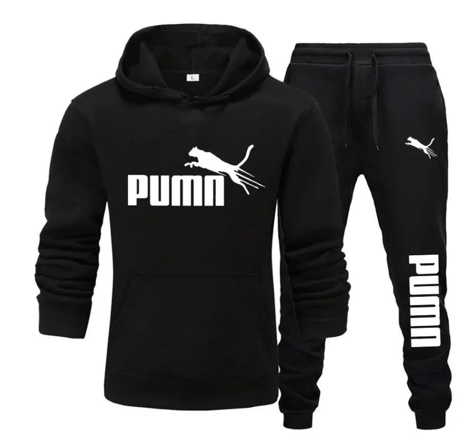 Men's pullover hoodie & pant, PUMA Branded