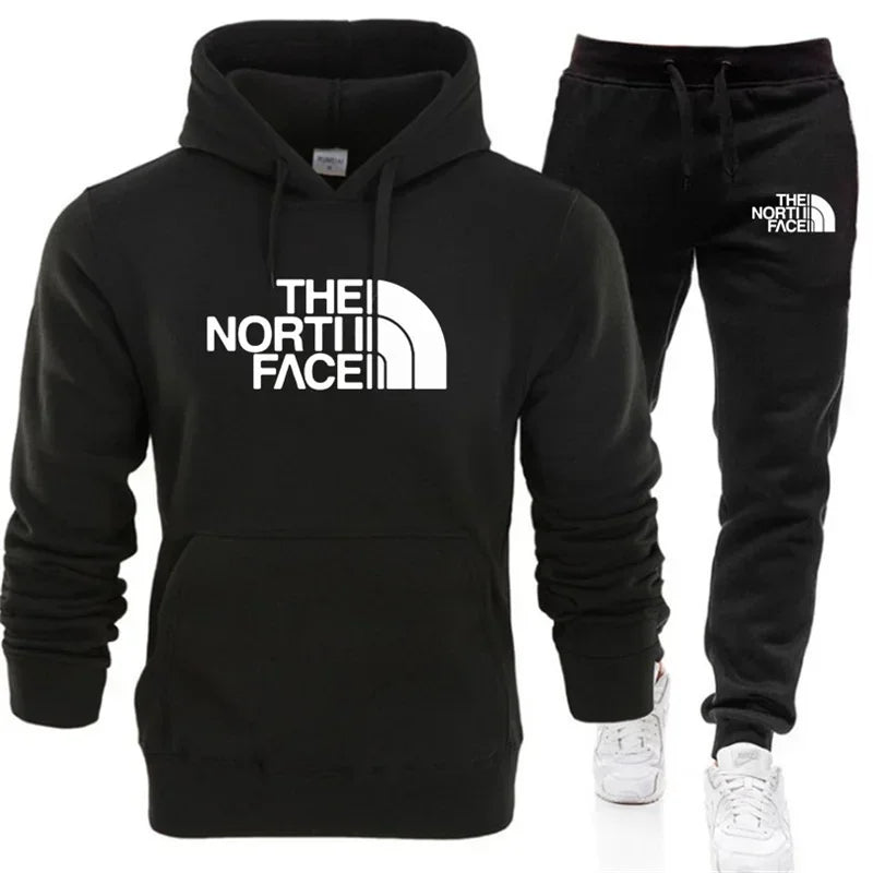 Men's Hooded Sports Shirt and Pocket Pants Regular Fit Outdoor Sports Set