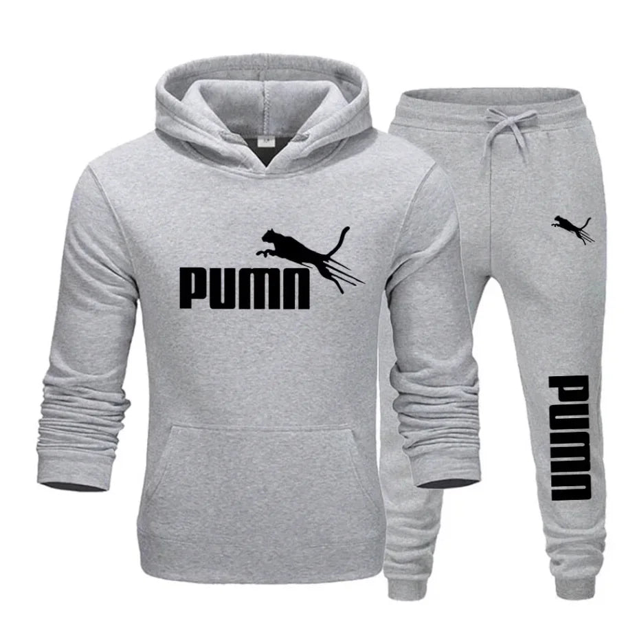 Men's pullover hoodie & pant, PUMA Branded