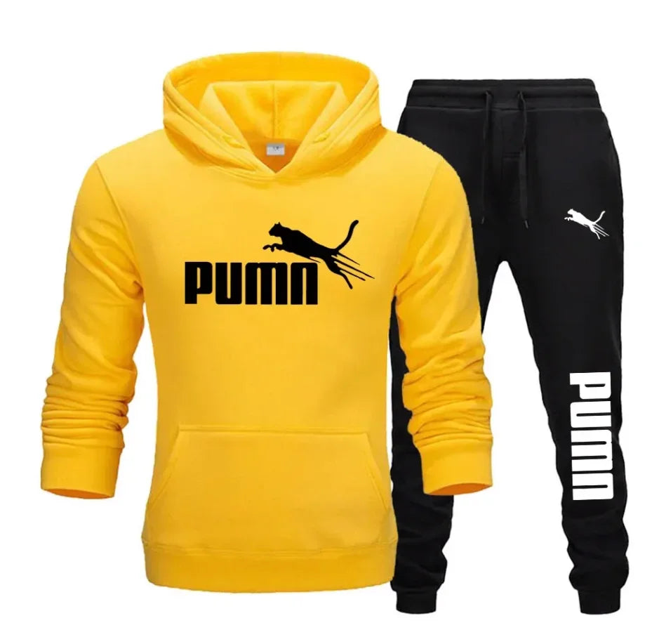 Men's pullover hoodie & pant, PUMA Branded