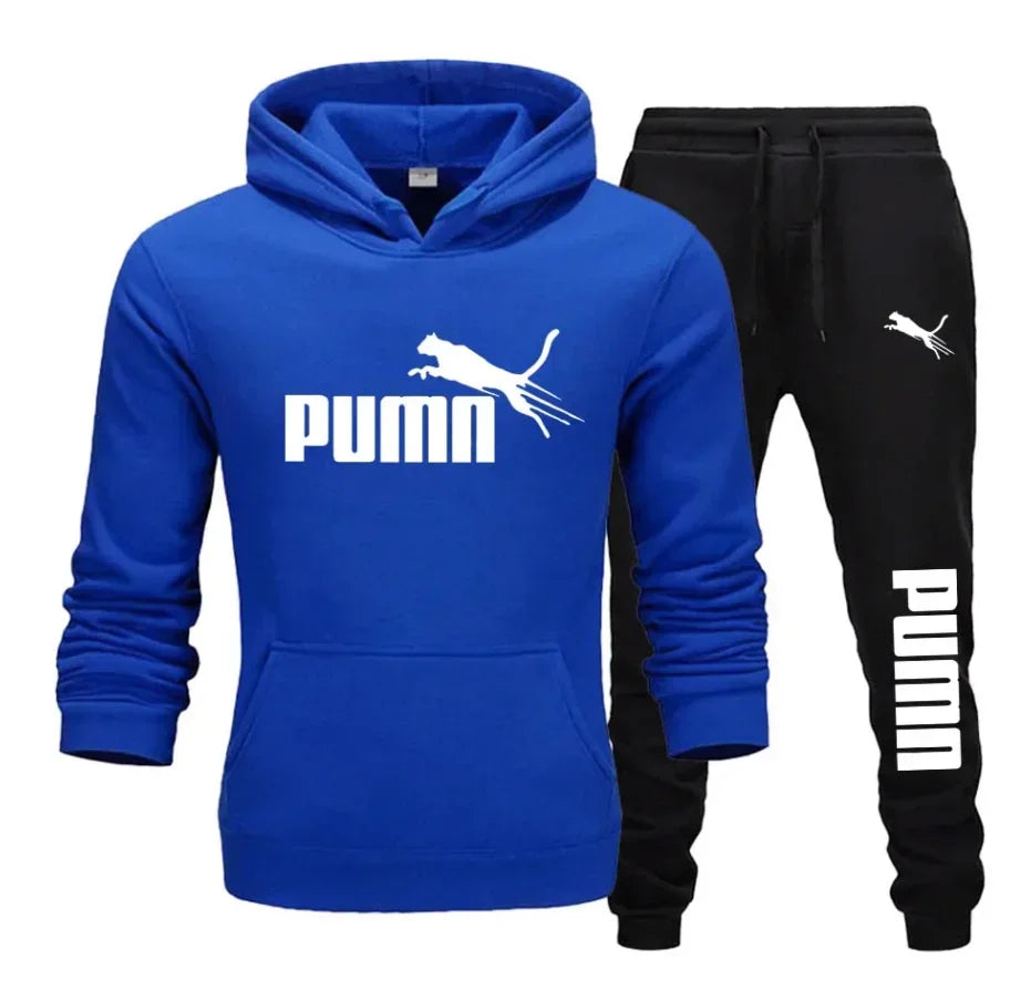Men's pullover hoodie & pant, PUMA Branded
